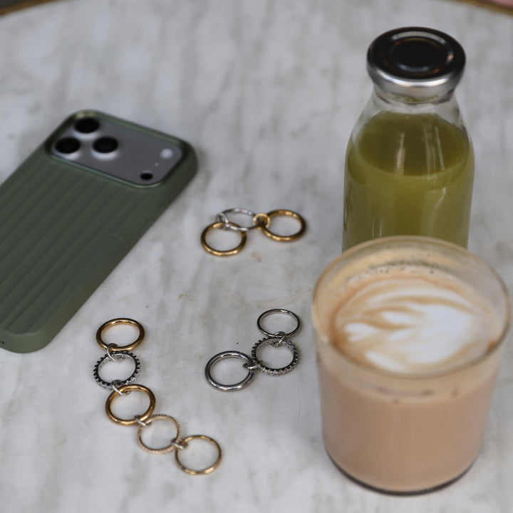 Kristina - Anello Impilato Lusso in Acciaio Inossidabile