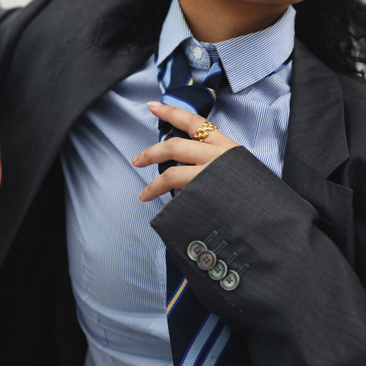 Elira - Anello Chunky in Acciaio Inossidabile