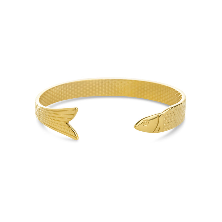 Erle - Bracciale rigido per pesce in acciaio inox