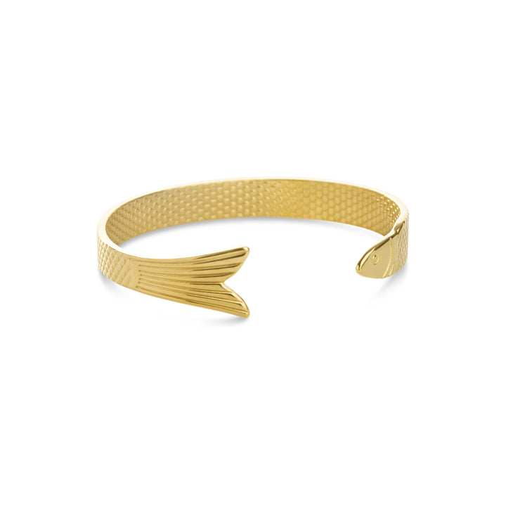 Erle - Bracciale rigido per pesce in acciaio inox