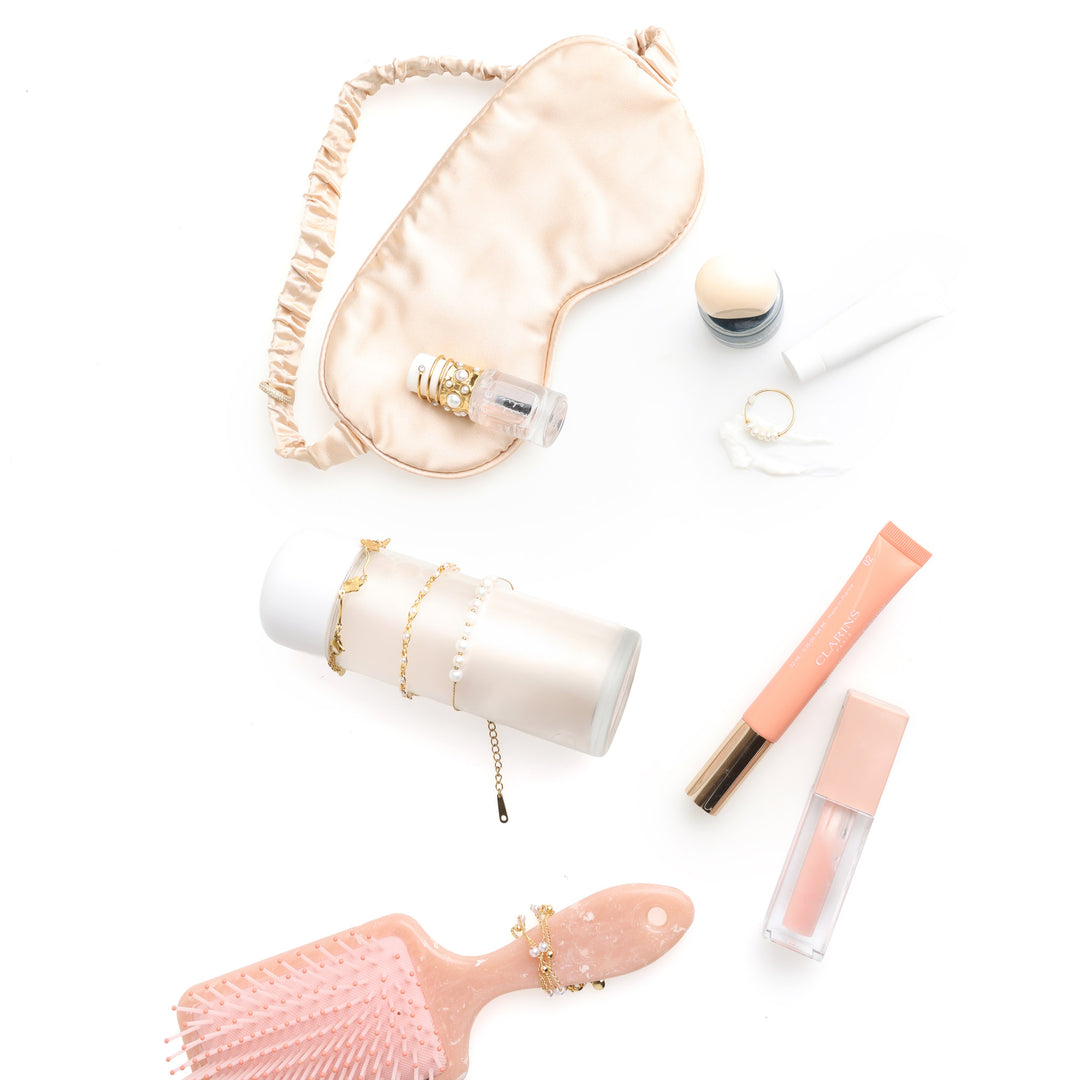 Loanna - Braccialetto delicato con perle in acciaio inox