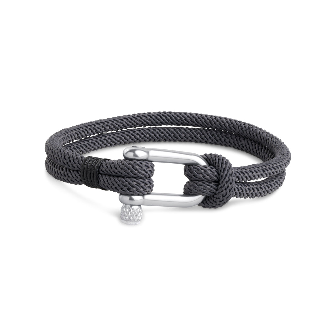 Adam - Bracciale in corda acciaio inossidabile