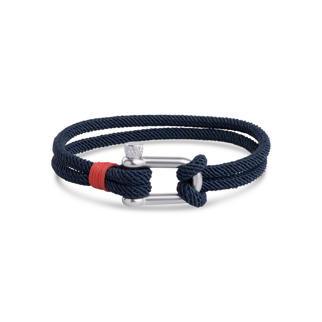 Adam - Bracciale in corda acciaio inossidabile