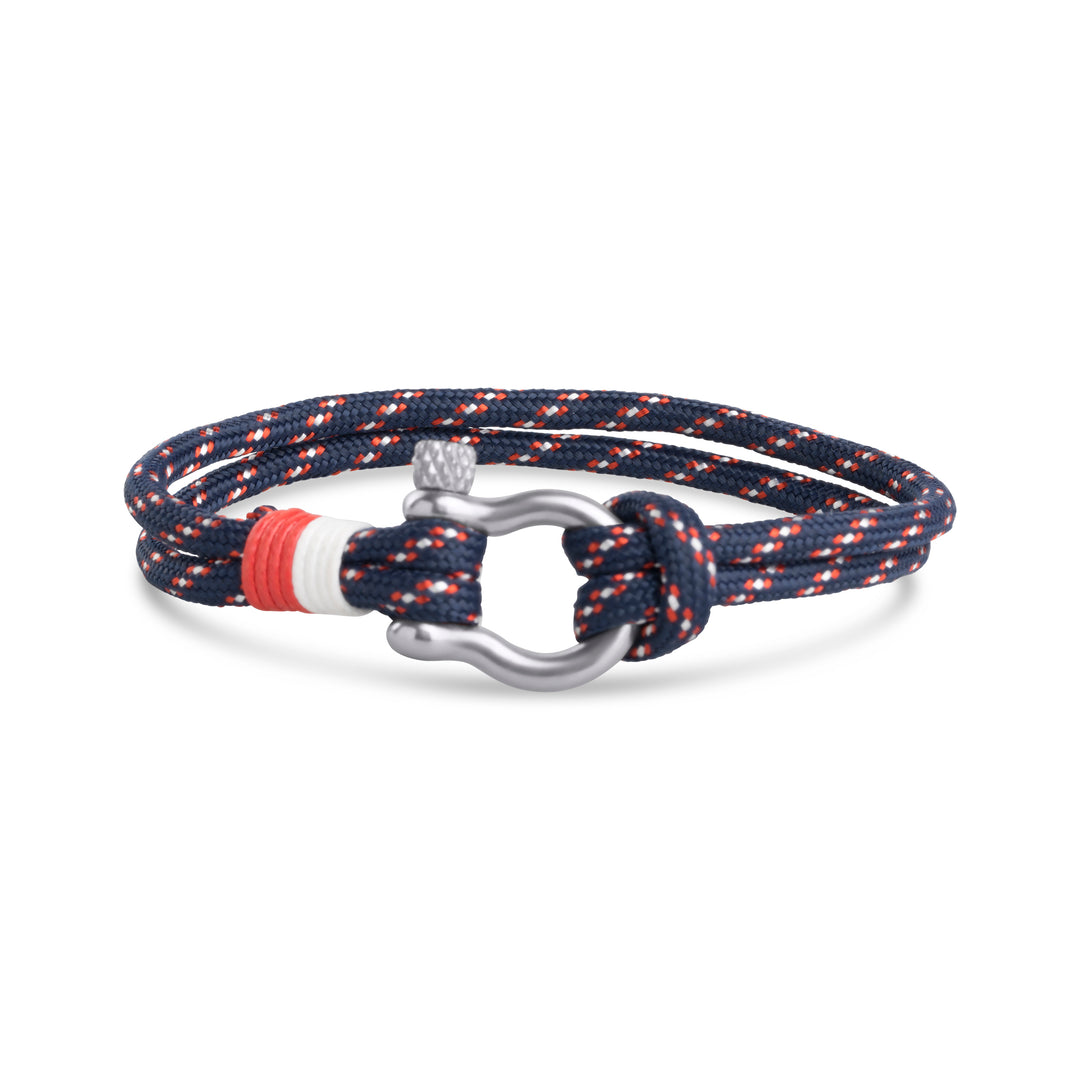 Adam - Bracciale in corda acciaio inossidabile
