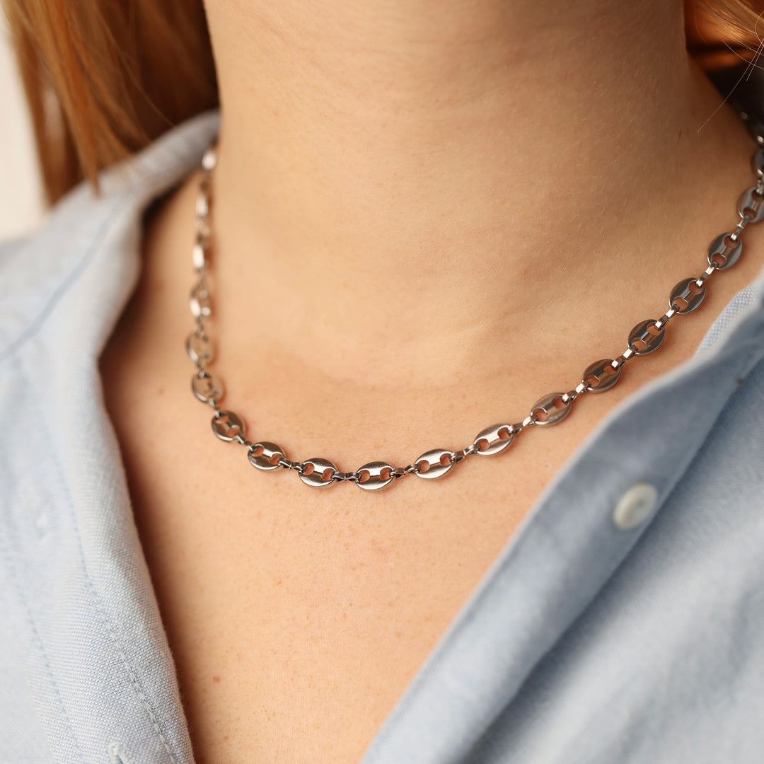 Amie - Link Chain Necklace Stainless Steel