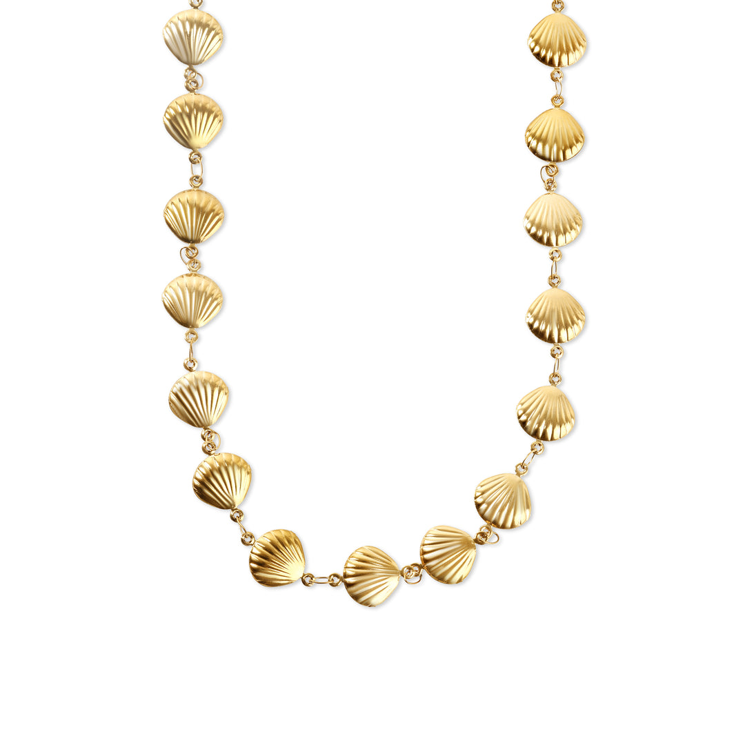 Estrid - Collana con conchiglia in acciaio inossidabile | Timi of Sweden