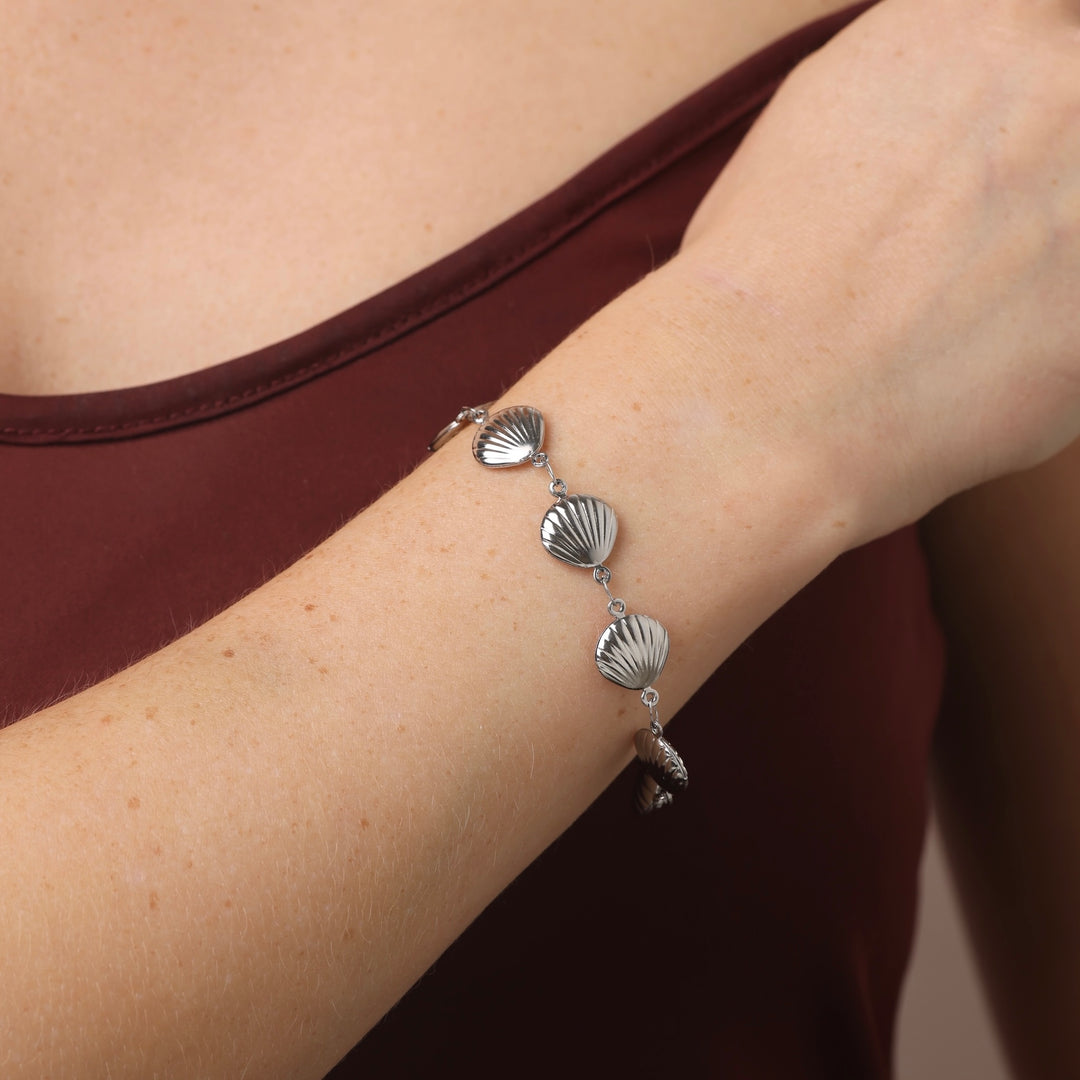 Estrid - Bracciale Shell in Acciaio Inossidabile | Timi of Sweden