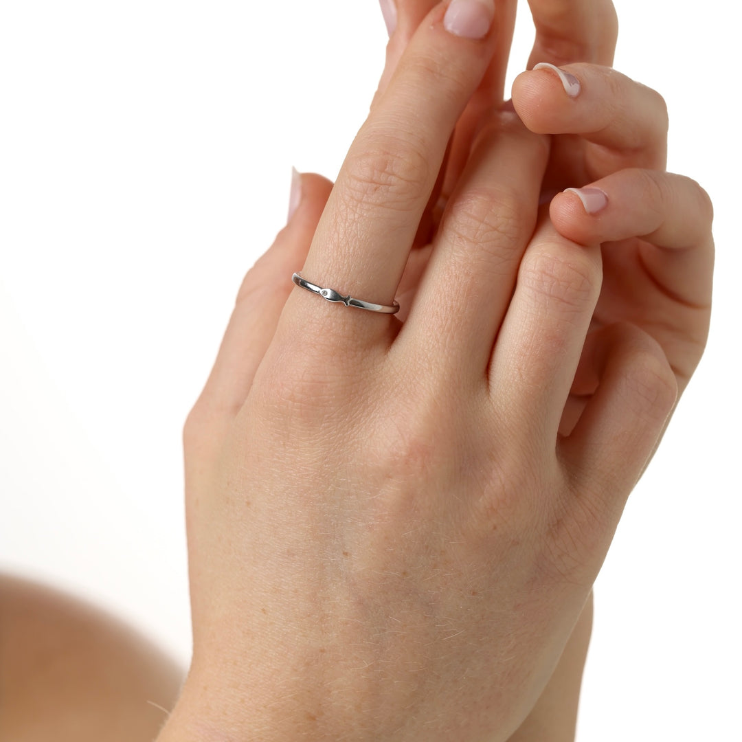 Aruba - Anello Pesce in Acciaio Inossidabile