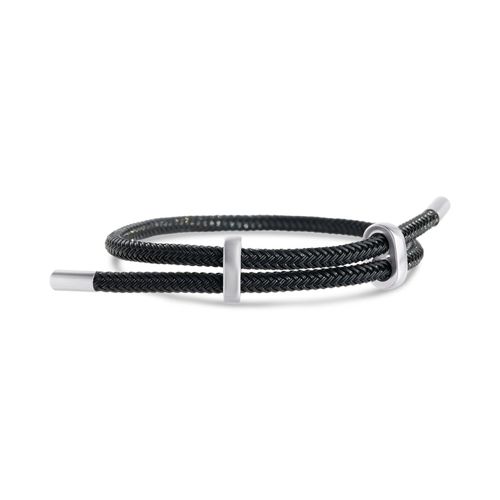 Henry - Bracciale in Acciaio Inossidabile con Corda