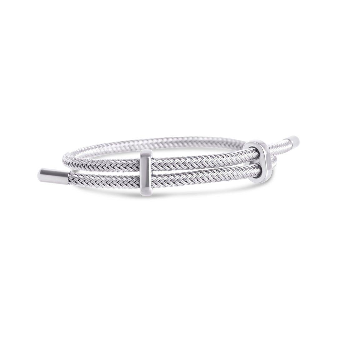 Henry - Bracciale in Acciaio Inossidabile con Corda