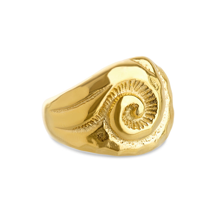Ursula - Anello a Conchiglia in Acciaio Inossidabile