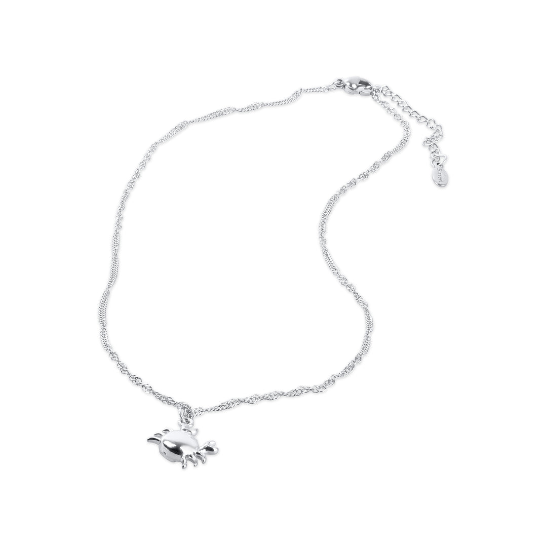 Clea - Collana Granchio Acciaio Inossidabile
