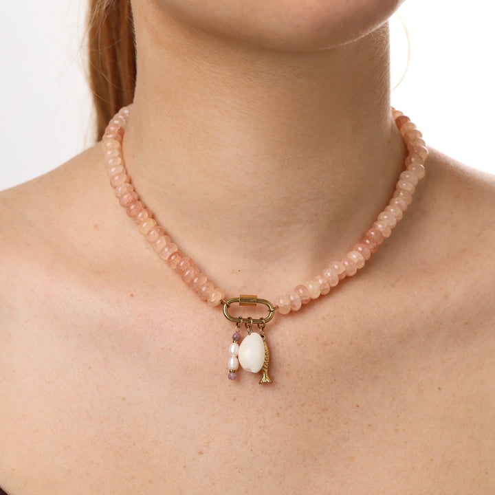My - Collana con Perline Ocean in Acciaio Inossidabile