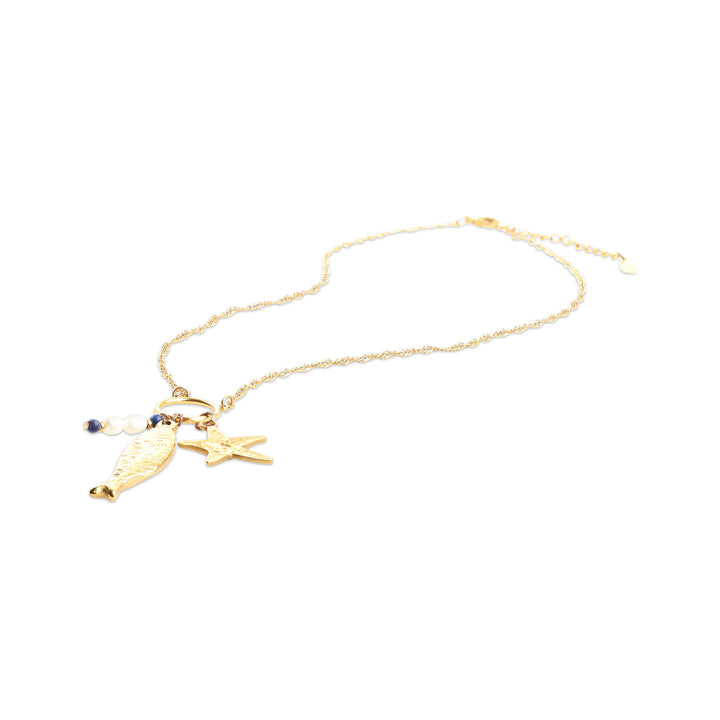 Eva - Collana a catena Ocean in acciaio inox