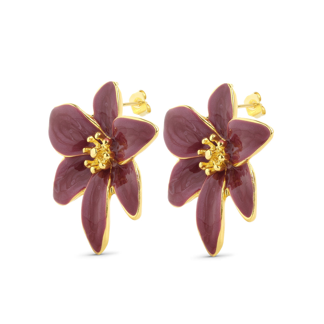 Vivianne - Flower Stud Earrings