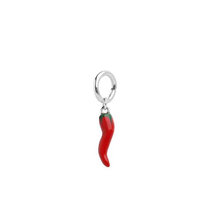 Eala - Charm Peperoncino Rosso in Acciaio Inossidabile