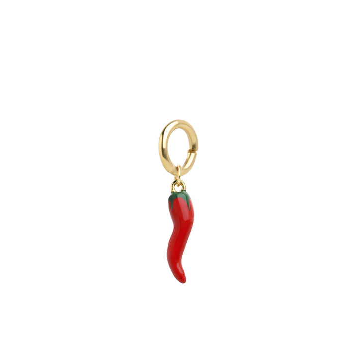 Eala - Charm Peperoncino Rosso in Acciaio Inossidabile