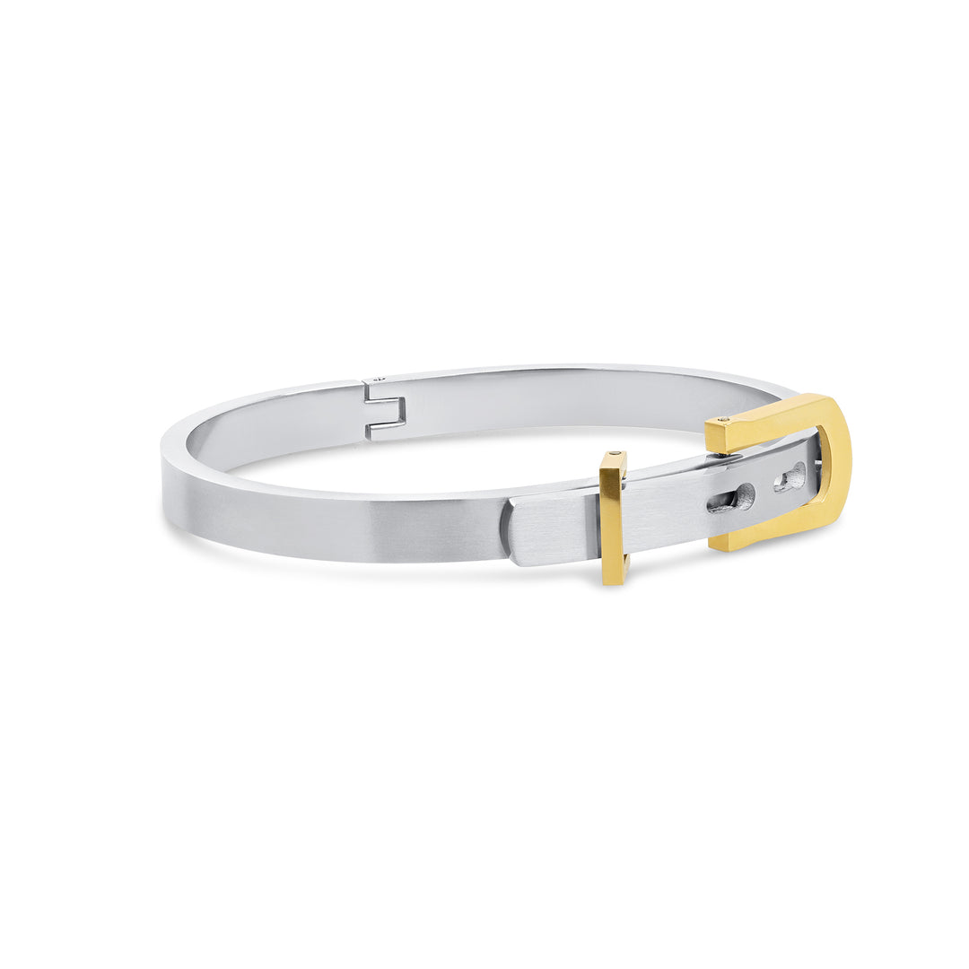 June - Bracciale Cintura Rigido in Acciaio Inossidabile