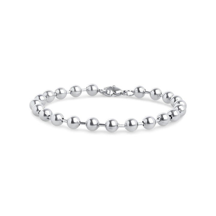 Billie - Bracciale con Perline in Metallo Acciaio Inossidabile