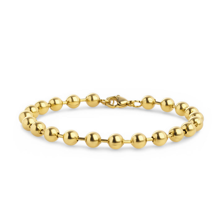 Billie - Bracciale con Perline in Metallo Acciaio Inossidabile
