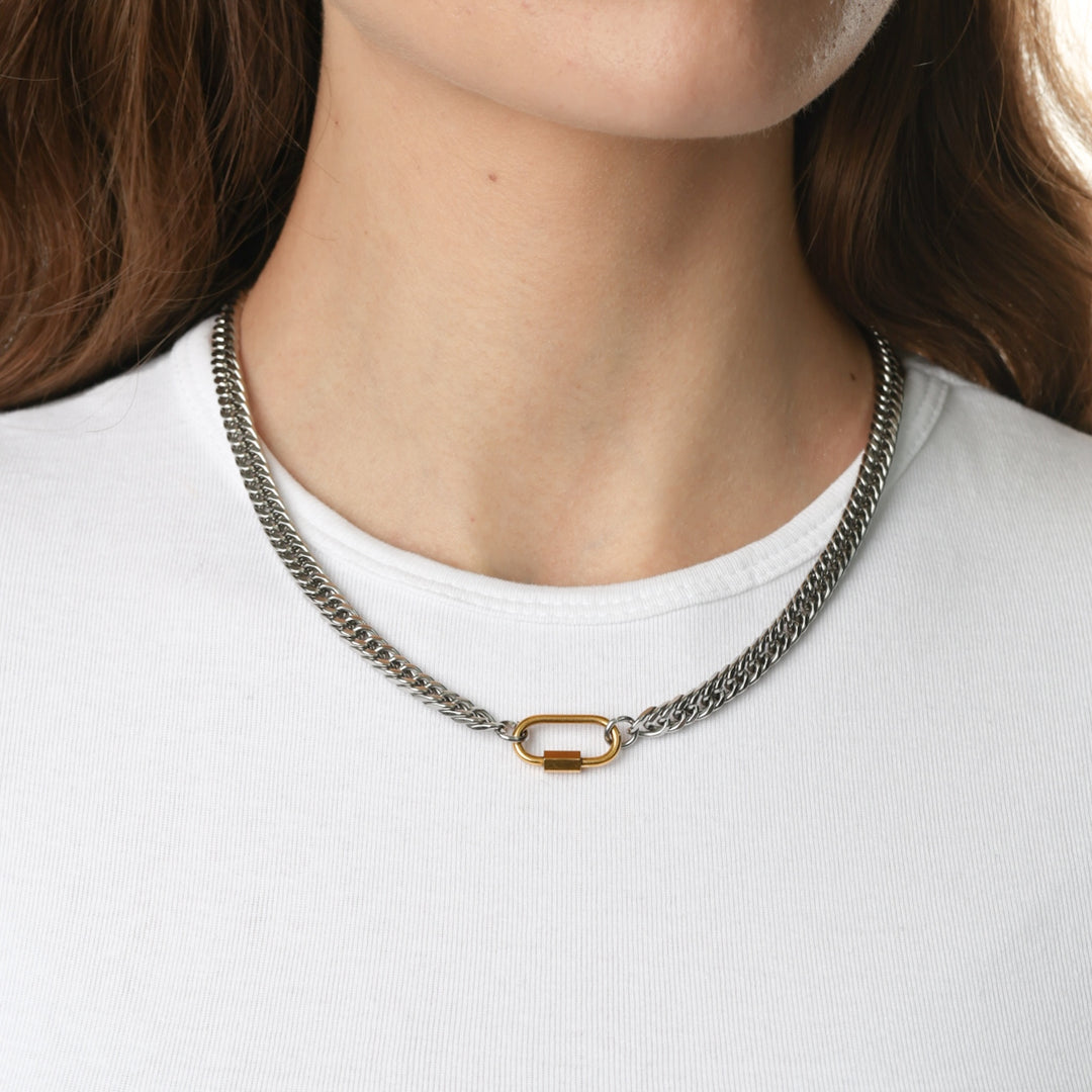 Ninja - Statement Chain Necklace Stainless Steel