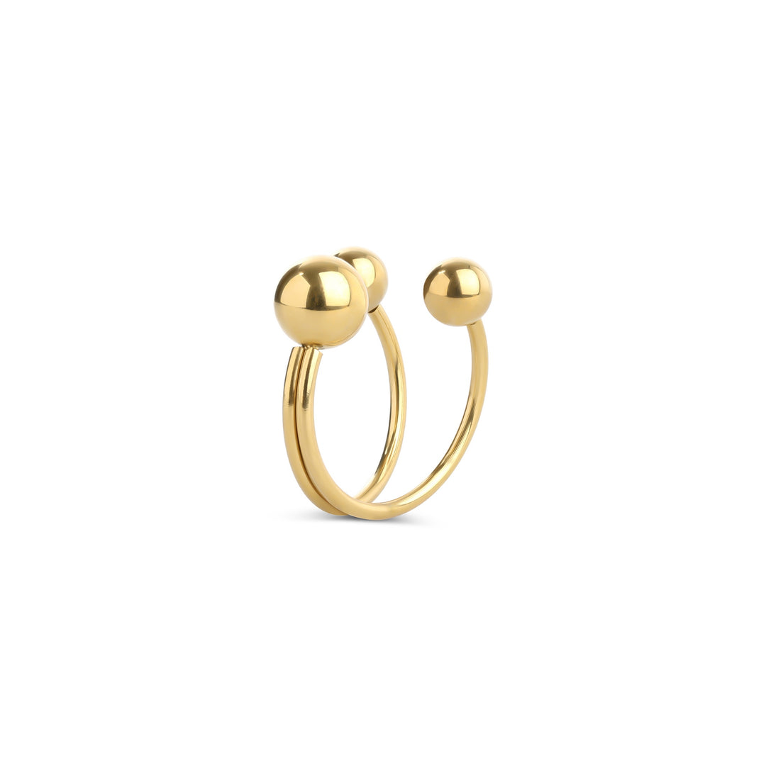 Ida - Metal Bead Ring Stainless Steel
