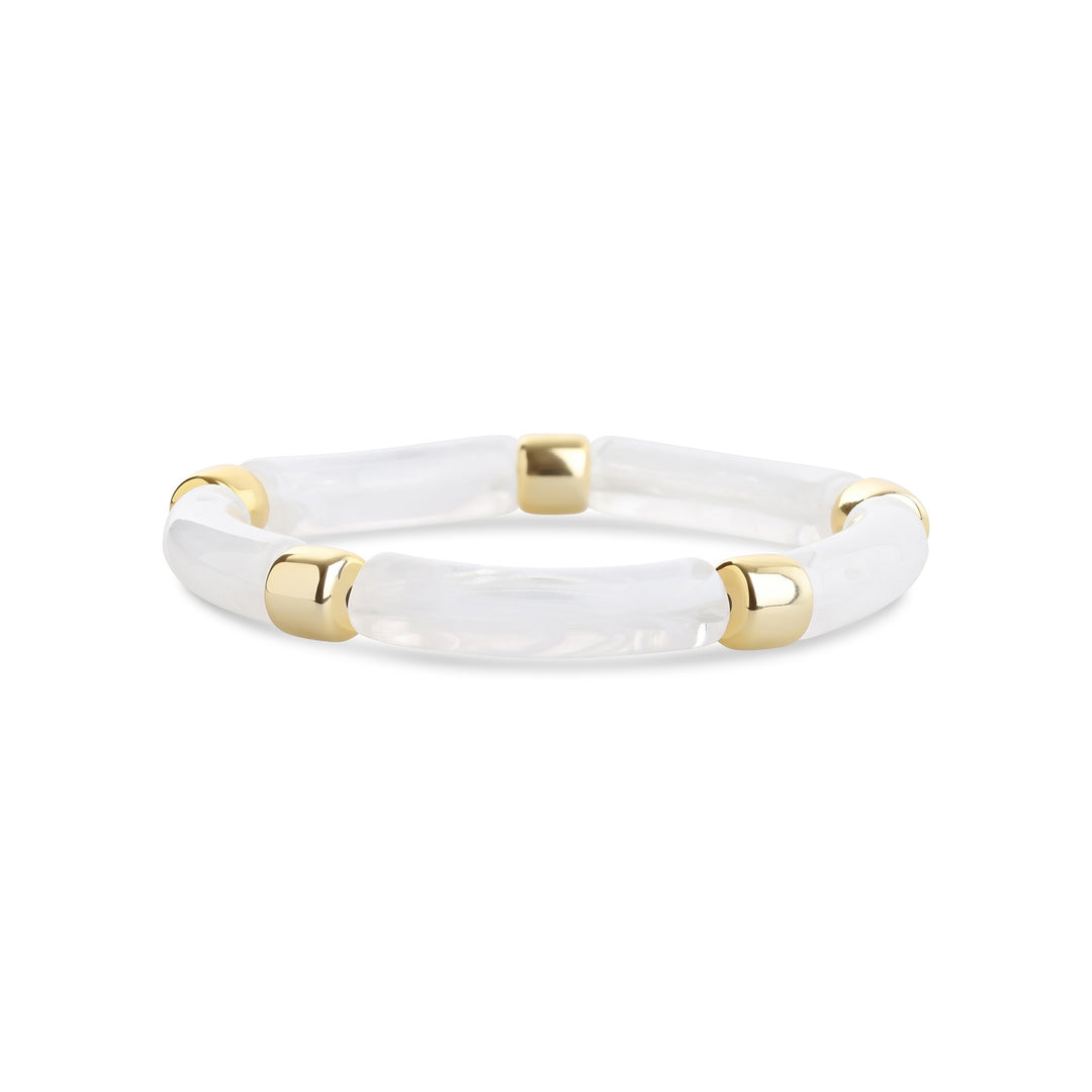 Madeleine - Bracciale in resina con perline