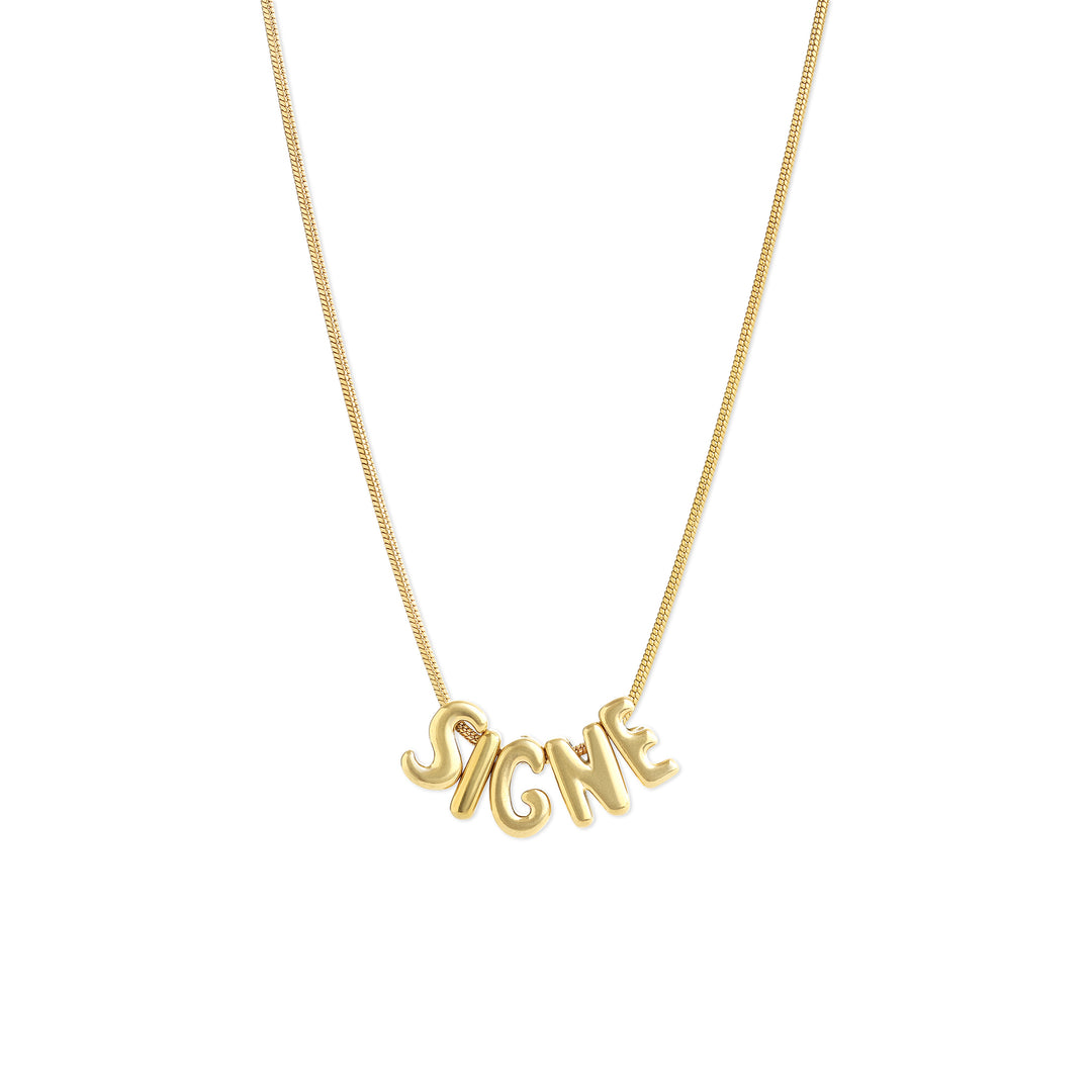Collana con lettera personalizzata