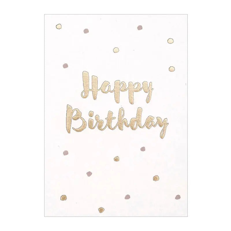 Happy Birthday Polka Dot Postcard