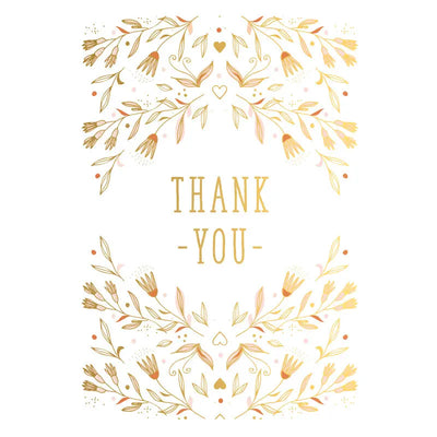 Thank You Flowers Postcard