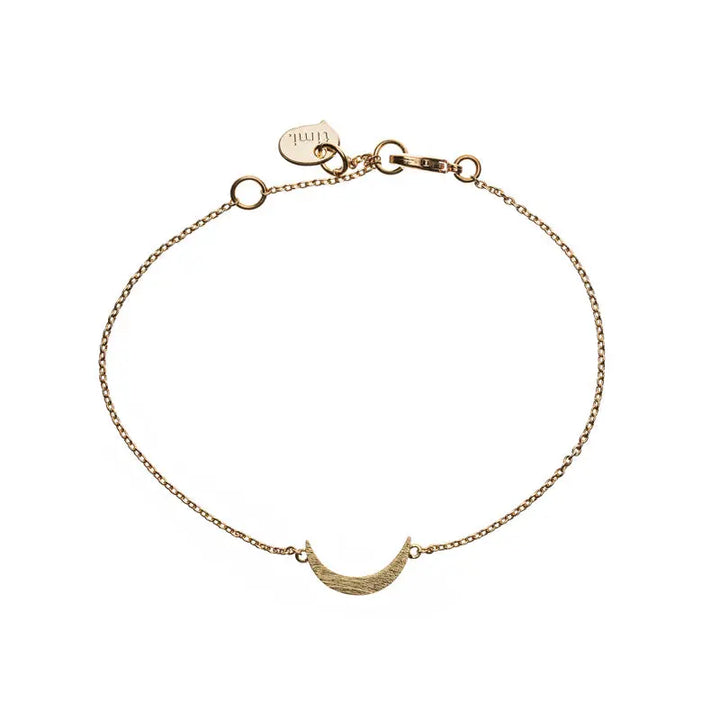 Crescent Moon Bracelet Gold