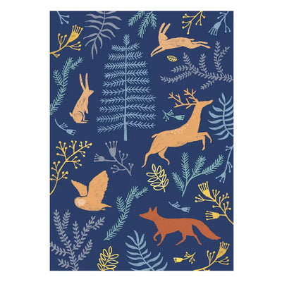 Winter Fauna Postcard