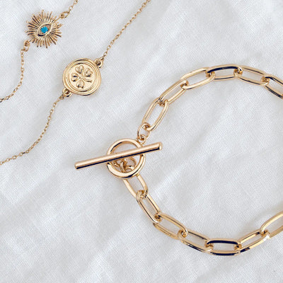 Bracciale a catena grosso