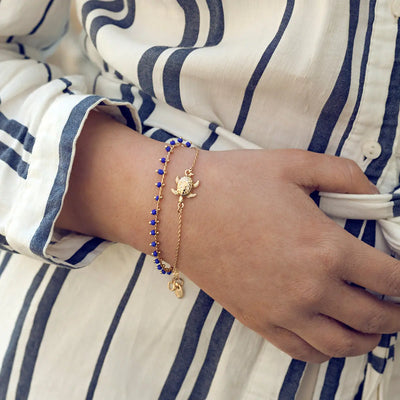 Turtle bracelet Gold