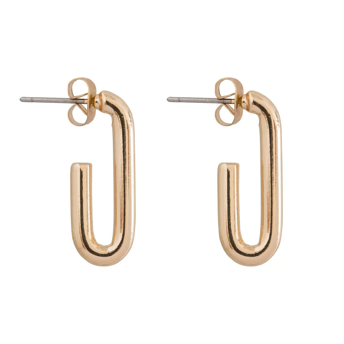 classic oval hook earrings