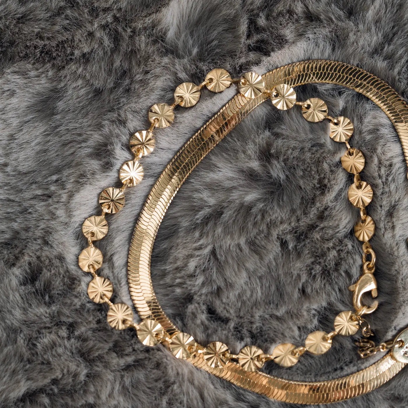 Bracciale piatto sole lucido