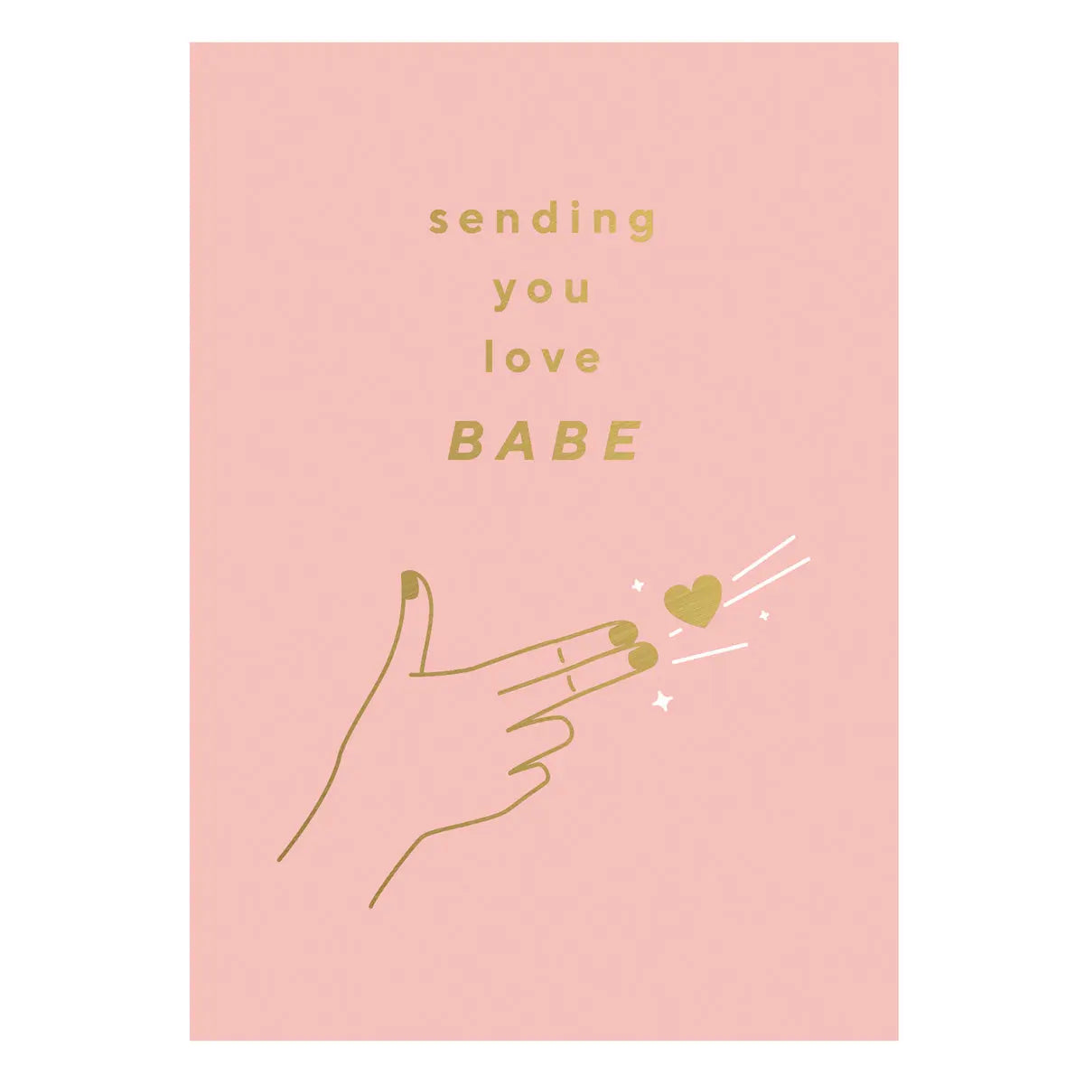 Sending you love BABE Postcard
