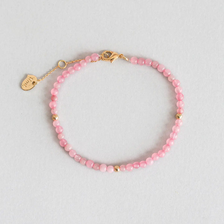 Rose Quartz Bead Bracelet