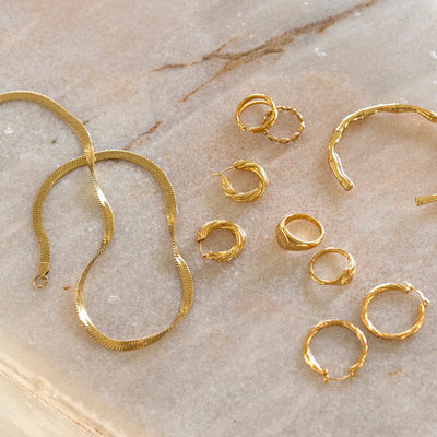 Collana serpente piatta