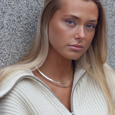 Collana di perle fumé
