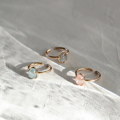 Anello in pietra semipreziosa