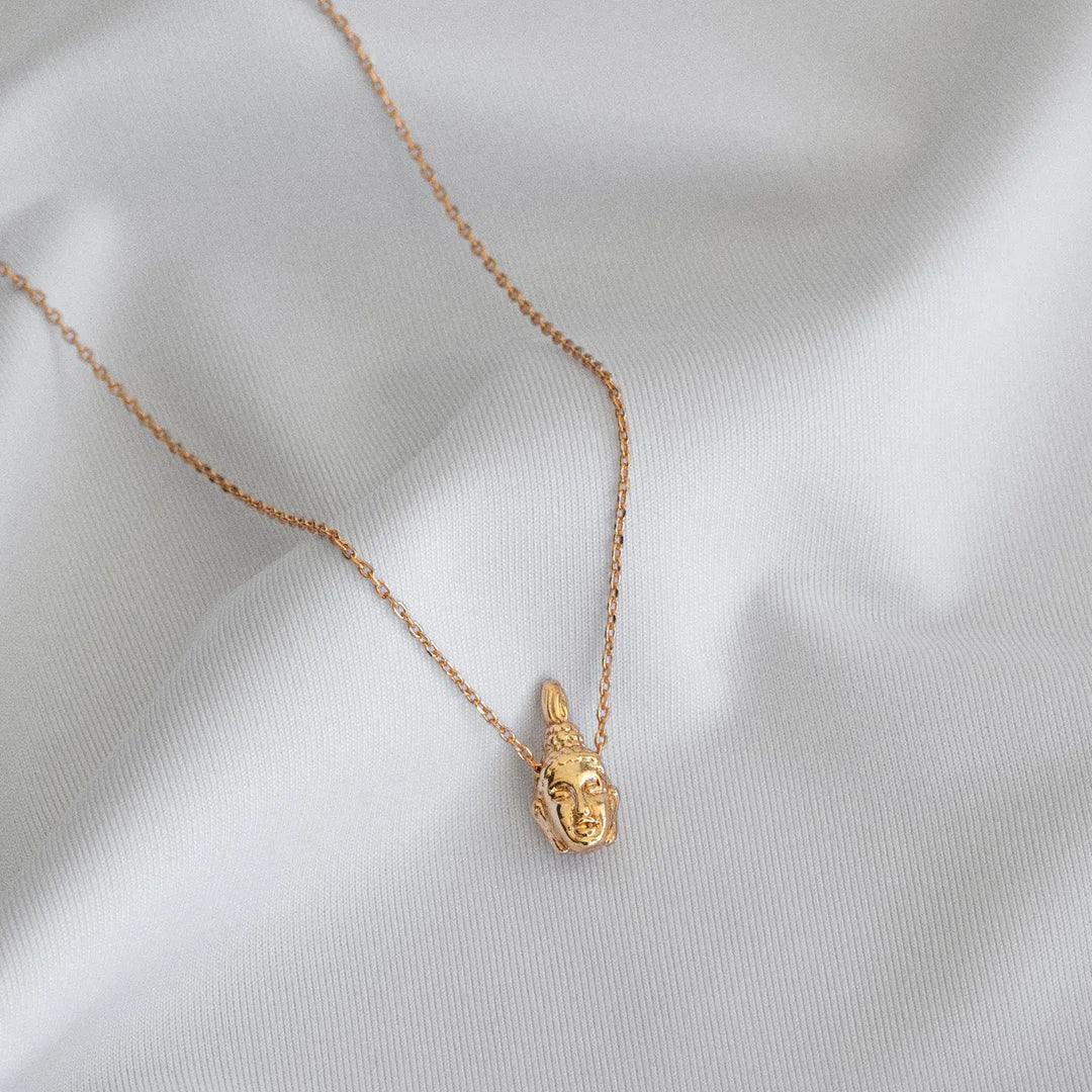 Buddha Necklace - Gold | Adjustable Chain