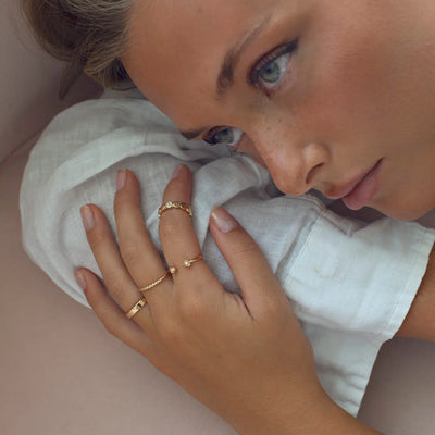 Anello di due cuori
