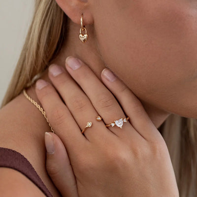 Anello di due cuori