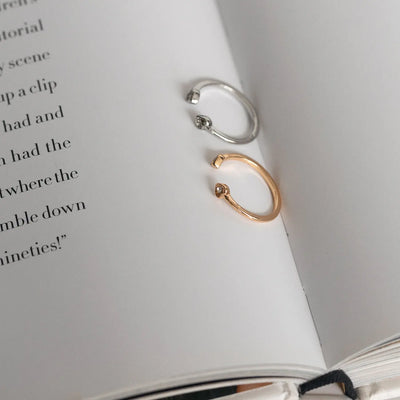 Anello di due cuori