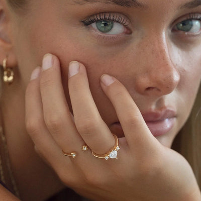 Anello di due cuori