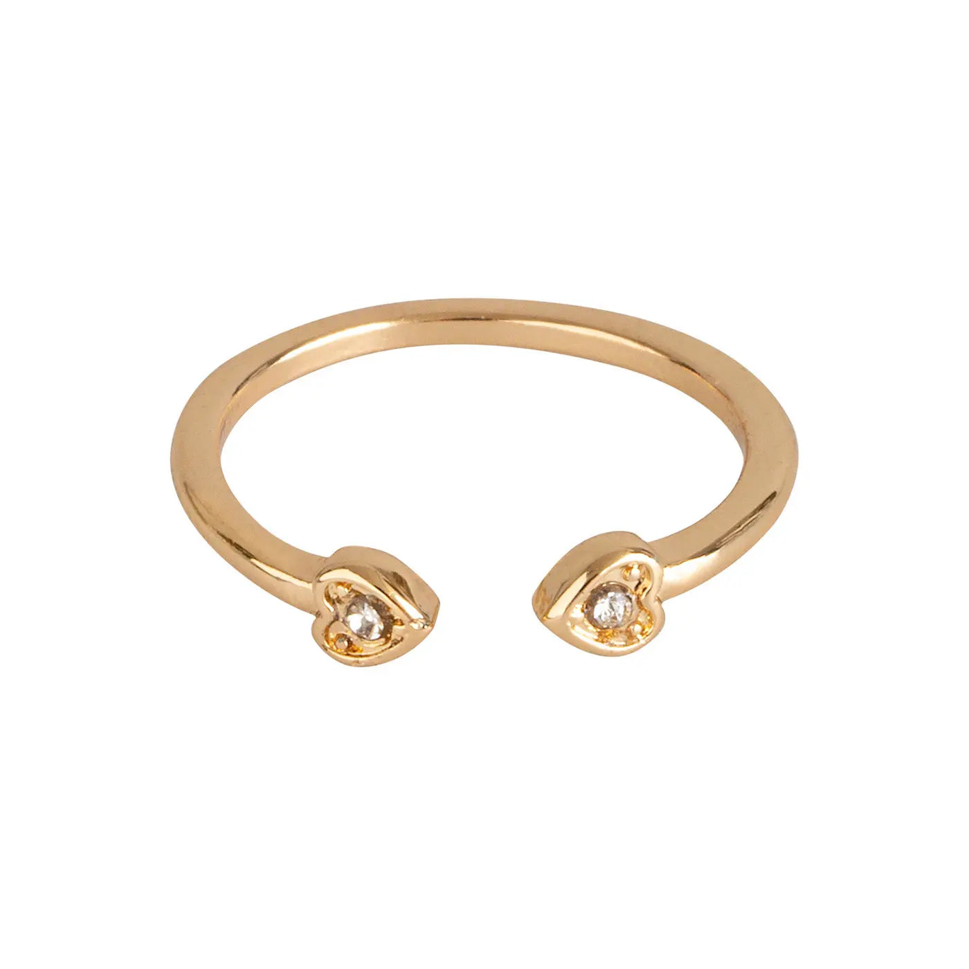 Two Heart Ring Gold | Romantic