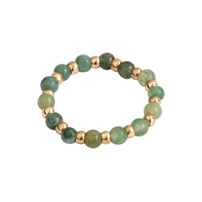 Anello di perline di pietra
