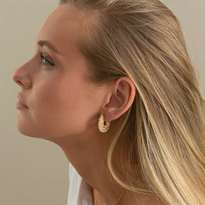 Riya - Oriental Stud Earrings