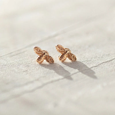 Beatrice - Bee Stud Earrings